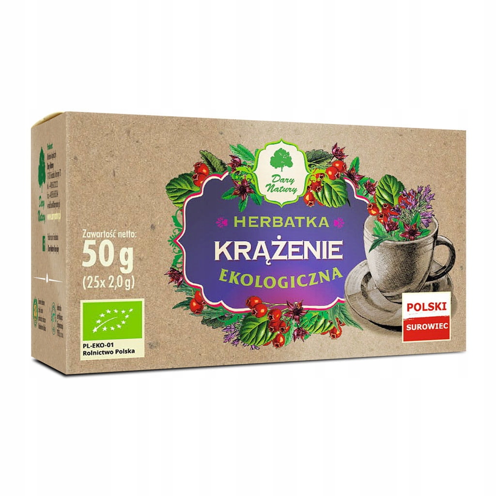 Levně Dary Natury Bio čaj na podporu krevního oběhu (25 x 2 g) 50 g