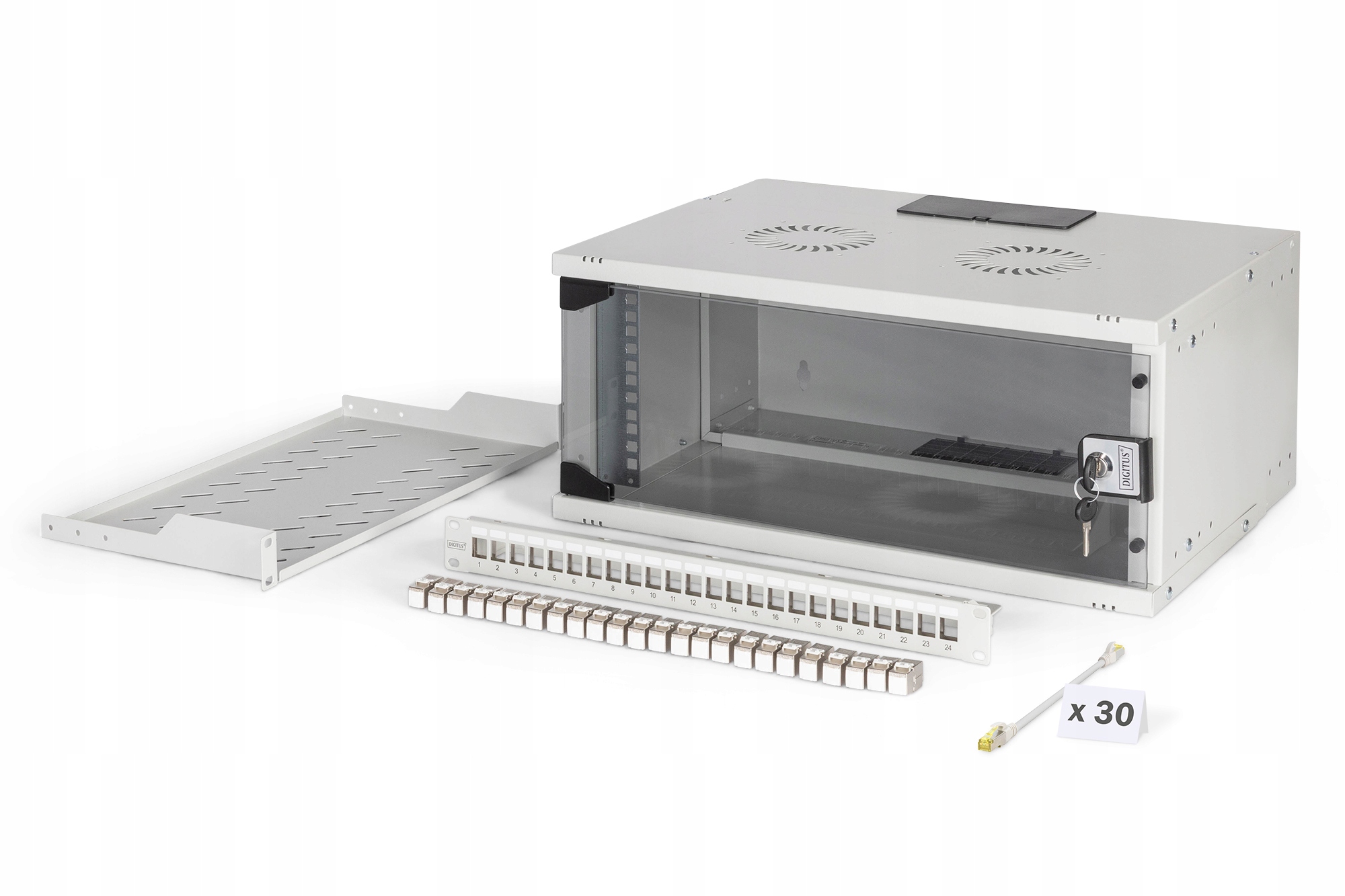 Digitus Zestaw sieciowy Soho Pro 19" 4U DN-49200-SET 540x400 mm