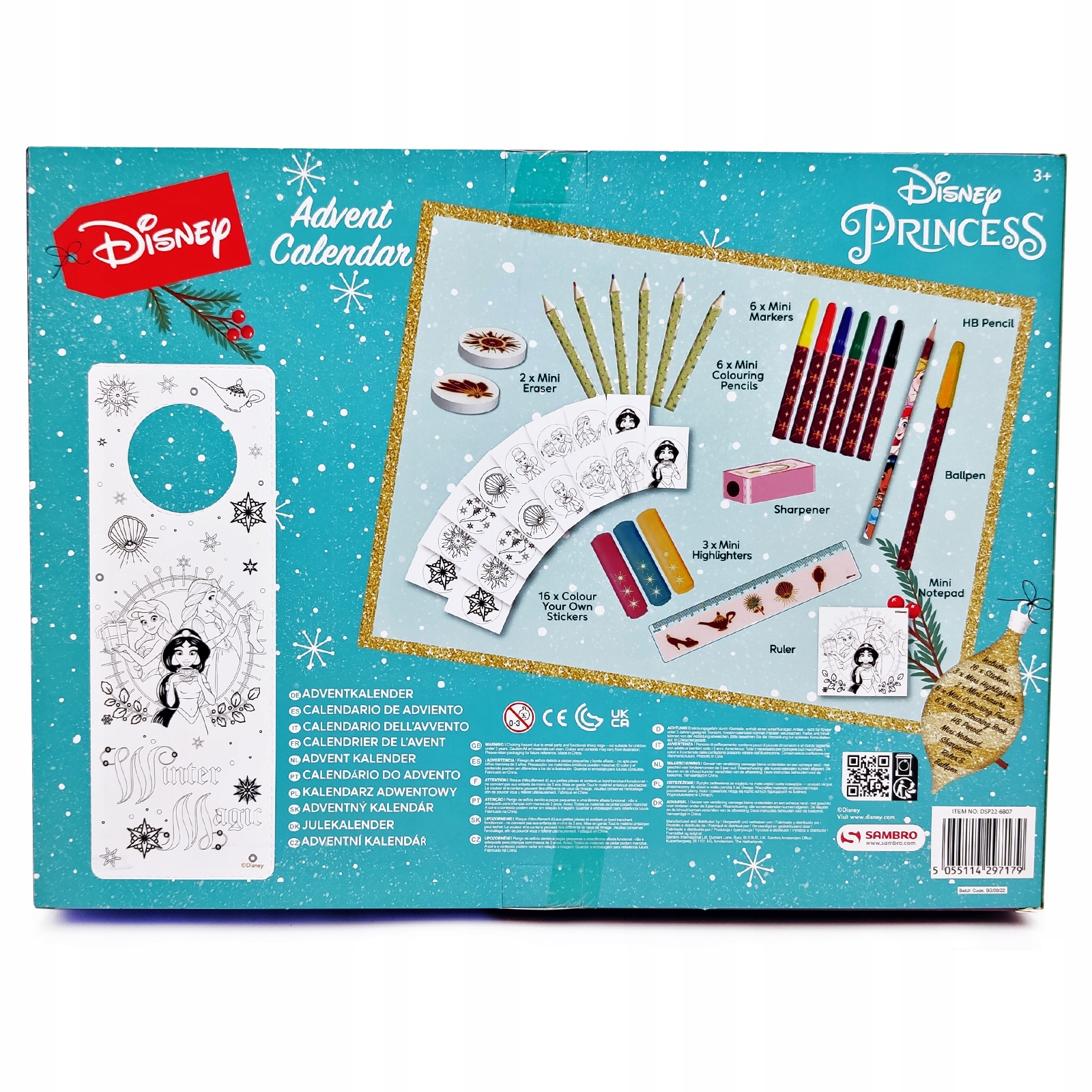 Disney Princesses Advento kalendoriaus priedai EAN (GTIN) 5055114297179