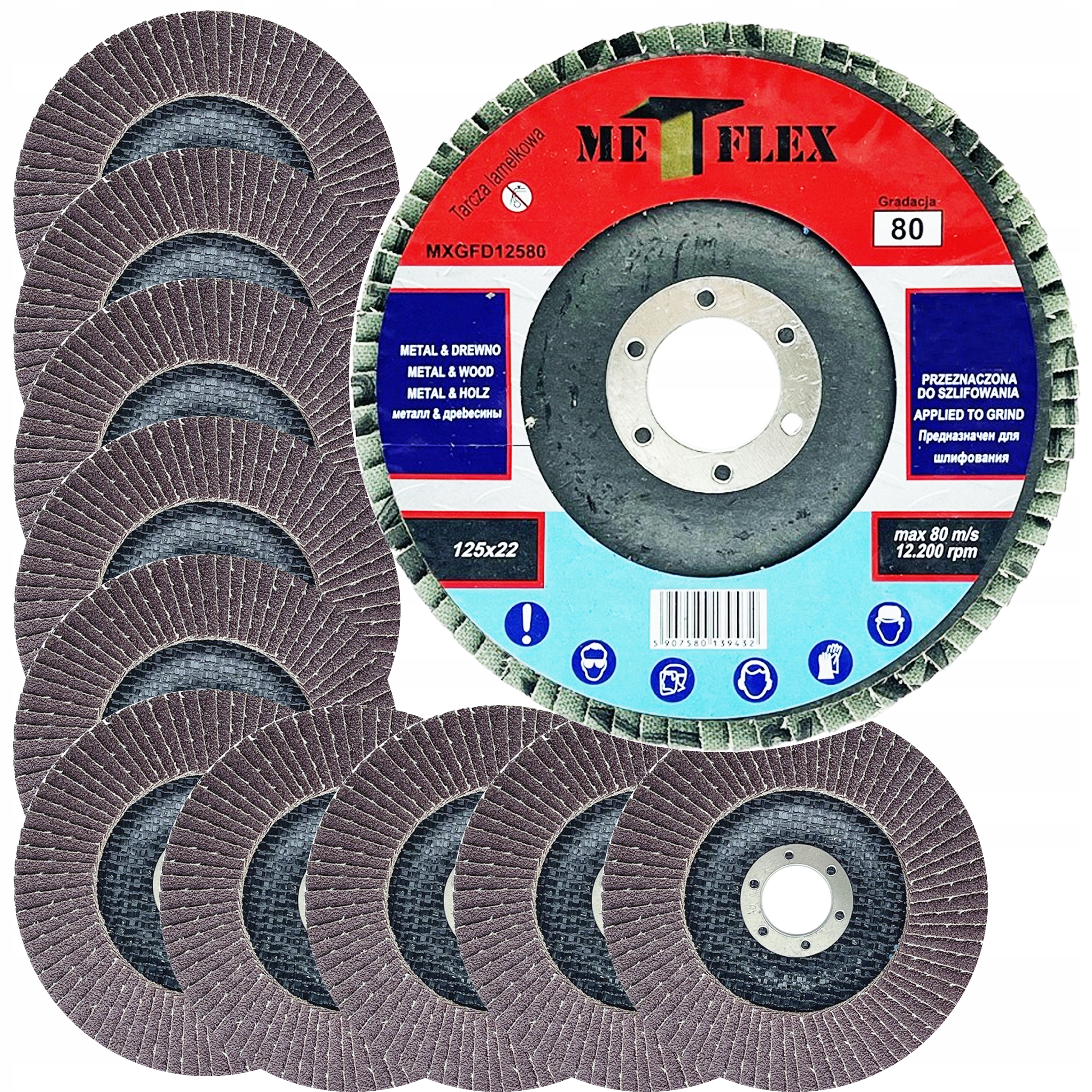 

Tarcza szlifowania Lamelkowa listkowa 125mm gr 80