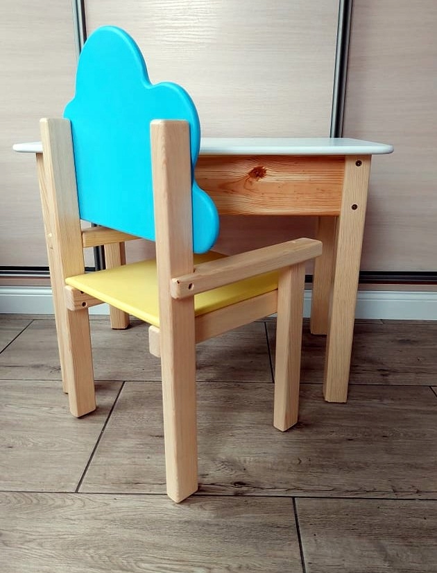 Stolik i krzesło dla dziecka drewniane 92-116 Kod producenta 1010