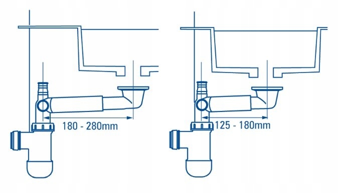 Syfon Umywalkowy Teleskopowy Prevex Space Saver Kod producenta NHC633K