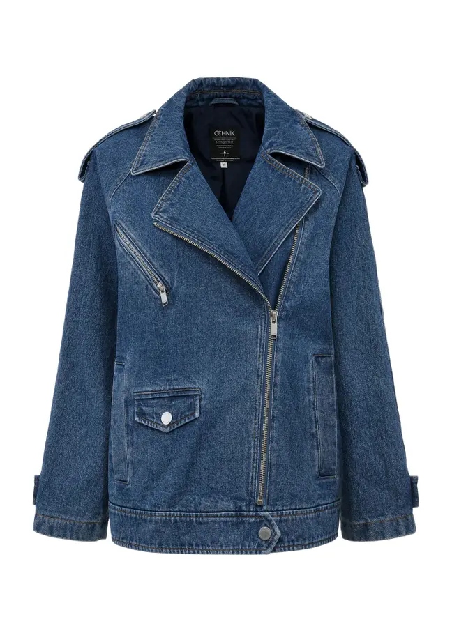 Jeansowa kurtka damska oversize Ochnik KURDT-0568-69(W25