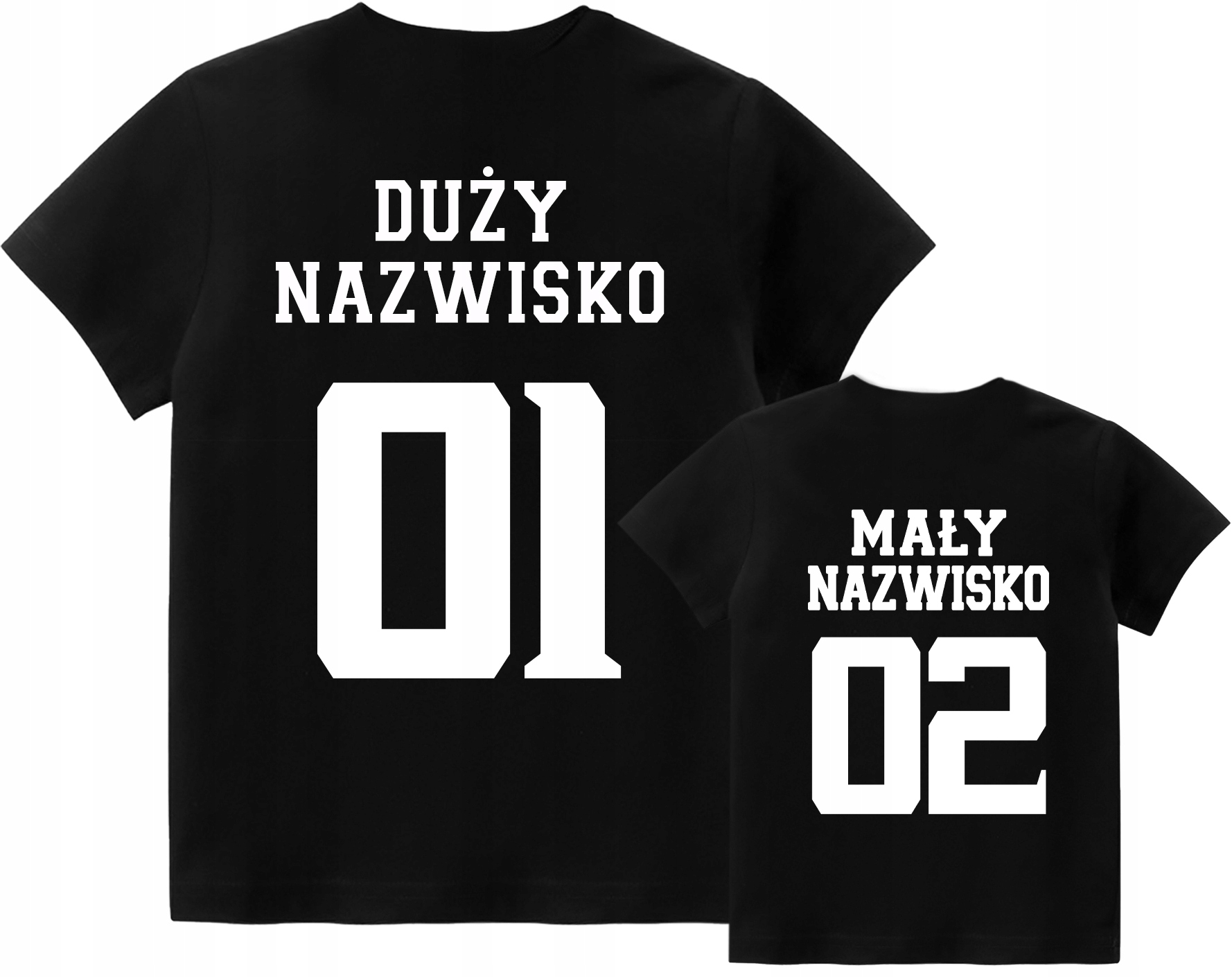 Komplet koszulek dla taty syna Dzień chłopaka Ojca XXL