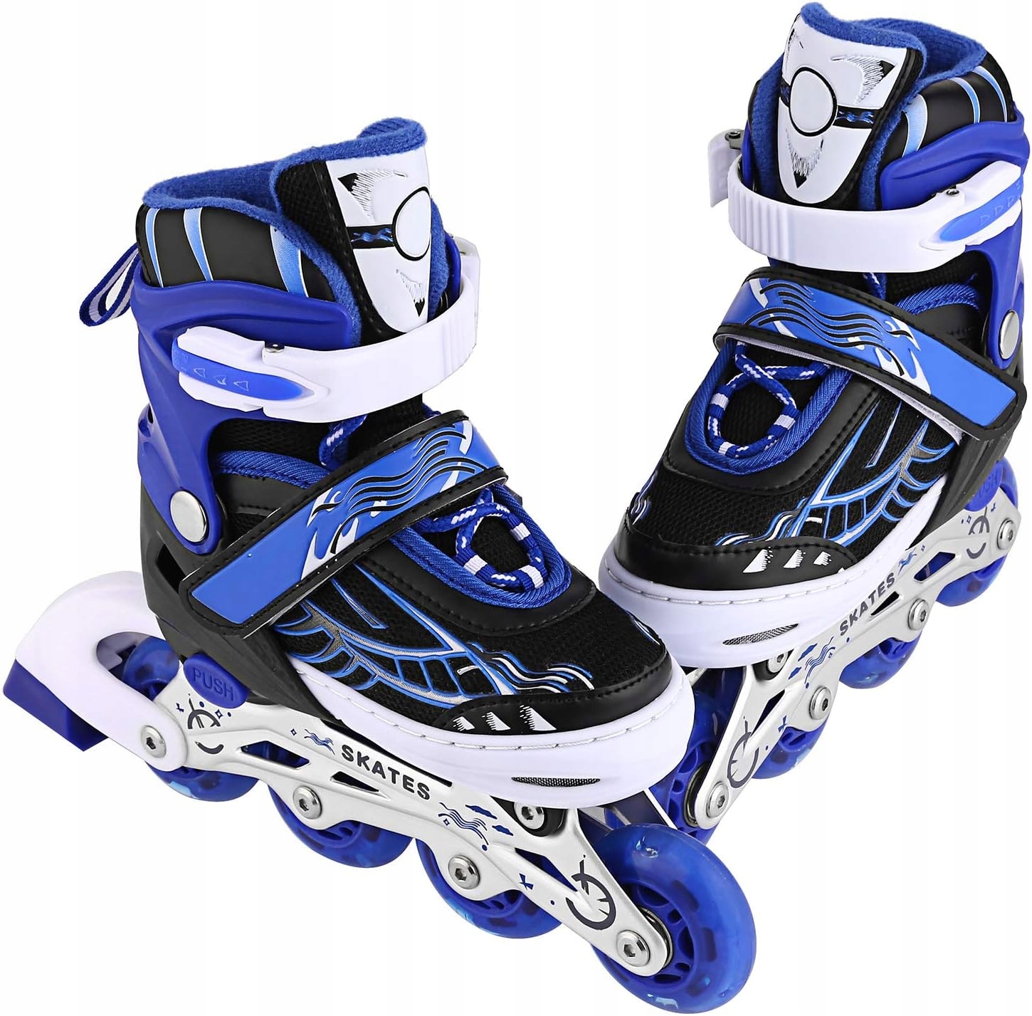 ROLKI REGULOWANE WESKATE XMBT-8803 39-42 NOWE LED