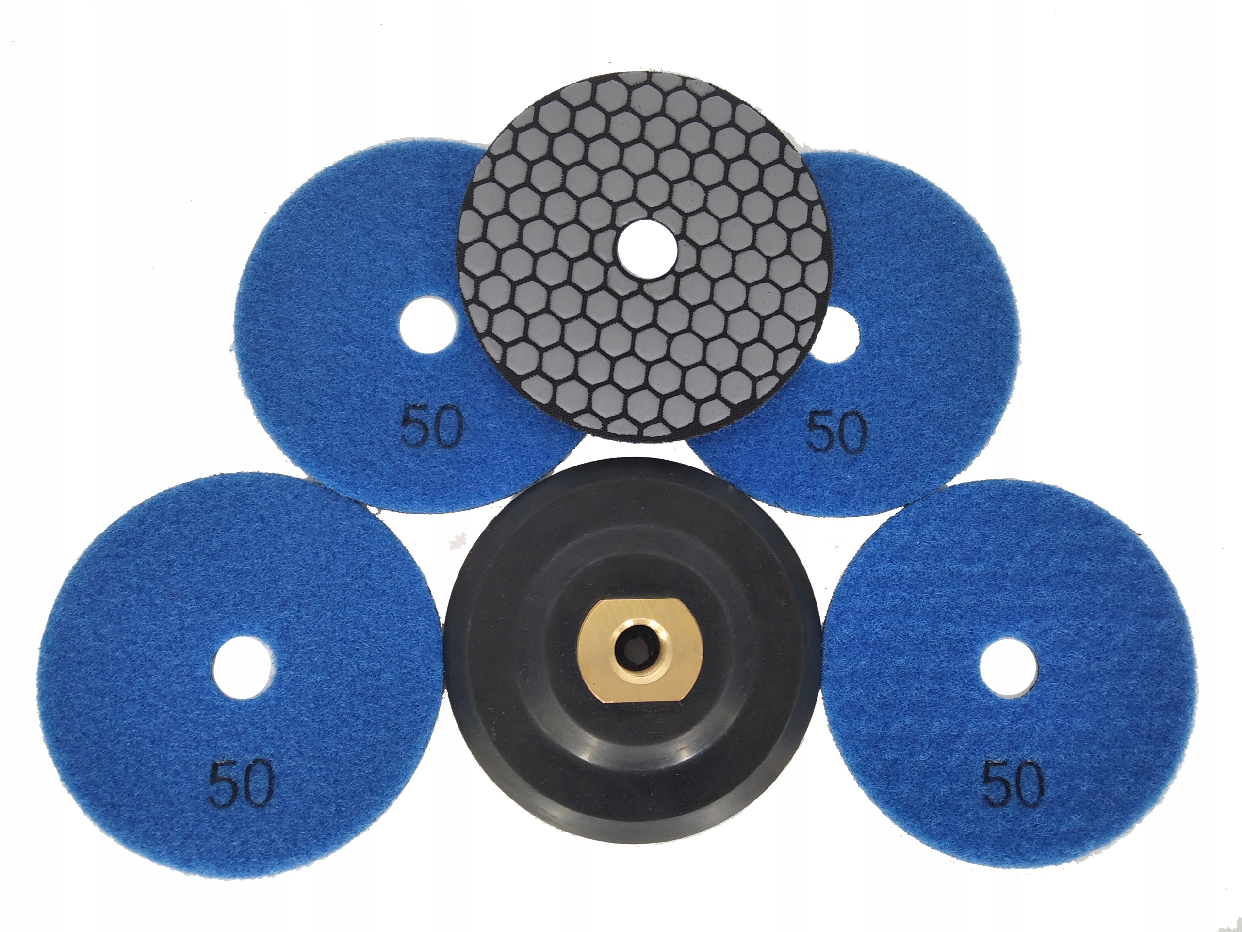 

Zestaw Do Polerowania Gresu Płytek Kamienia 5szt.