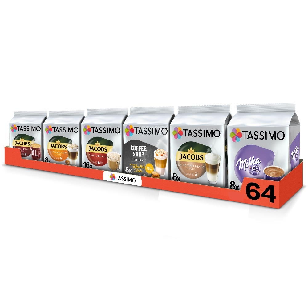 Kapsułki Tassimo Jacobs zestaw mix kaw latte, 5+1
