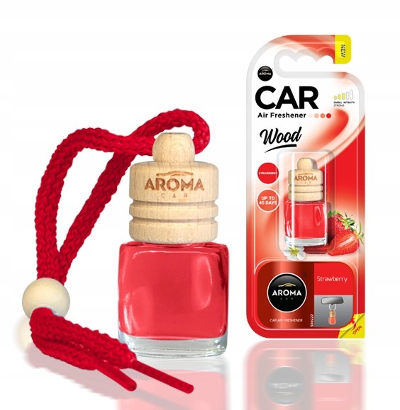 

Aroma Car Wood Strawberry Zawieszka odświeżacz