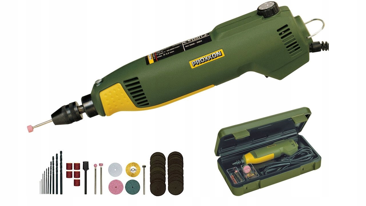 Proxxon Frezarko-wiertarka Fbs 240/E zestaw Miniszlifierka Frezarka 28472