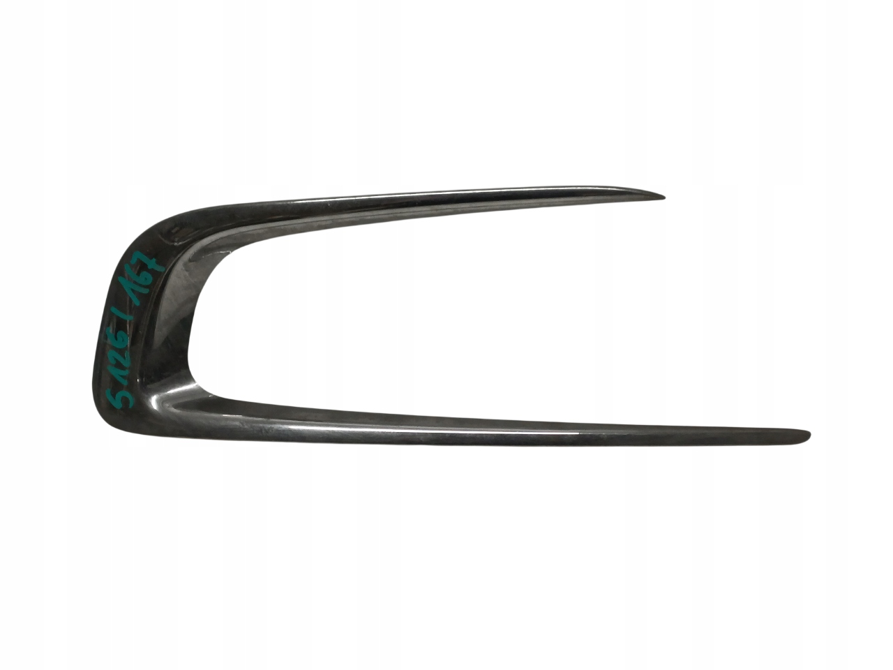 PEUGEOT 2008 1 I 13- LISTWA CHROM ZDERZAKA LEWY PRZÓD 9802523577