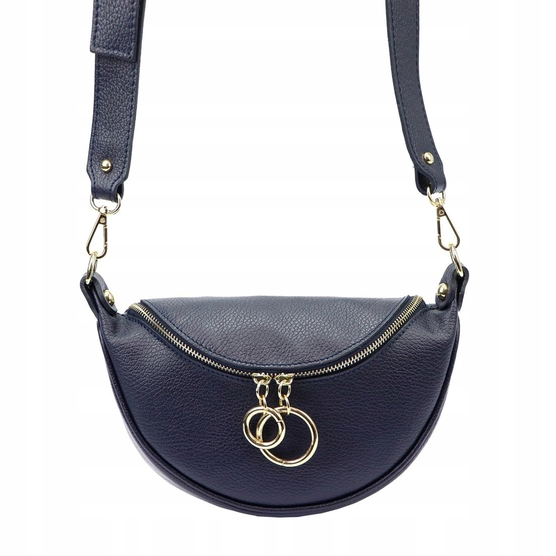 Dámská elegantní kabelka přes rameno půlměsíc přes rameno