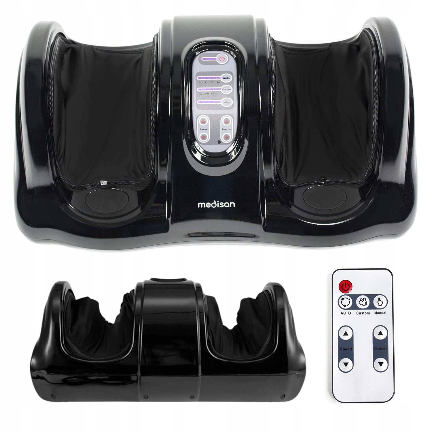 Masażer Do Stóp Nóg Rąk Elektryczny Akupresura Drenaż Shiatsu Roler Pilot