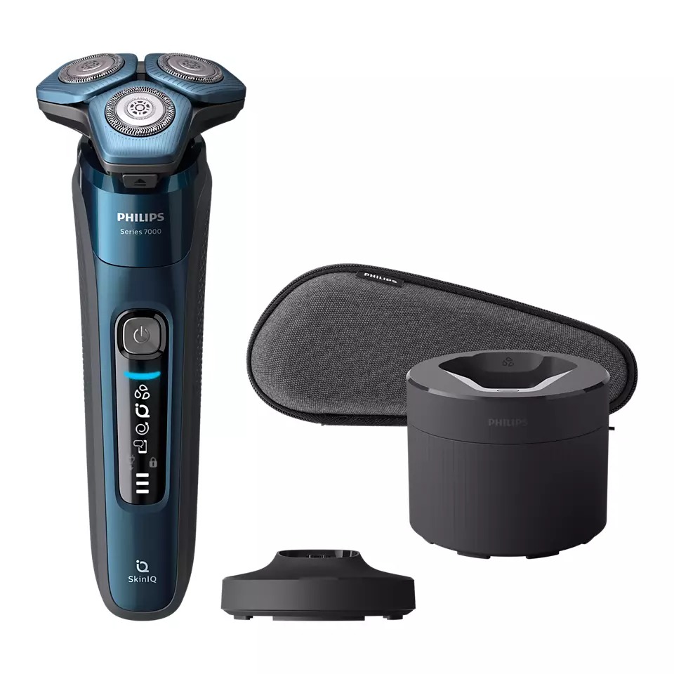 Philips Elektrický holiaci strojček na mokré a suché holenie S7786/55