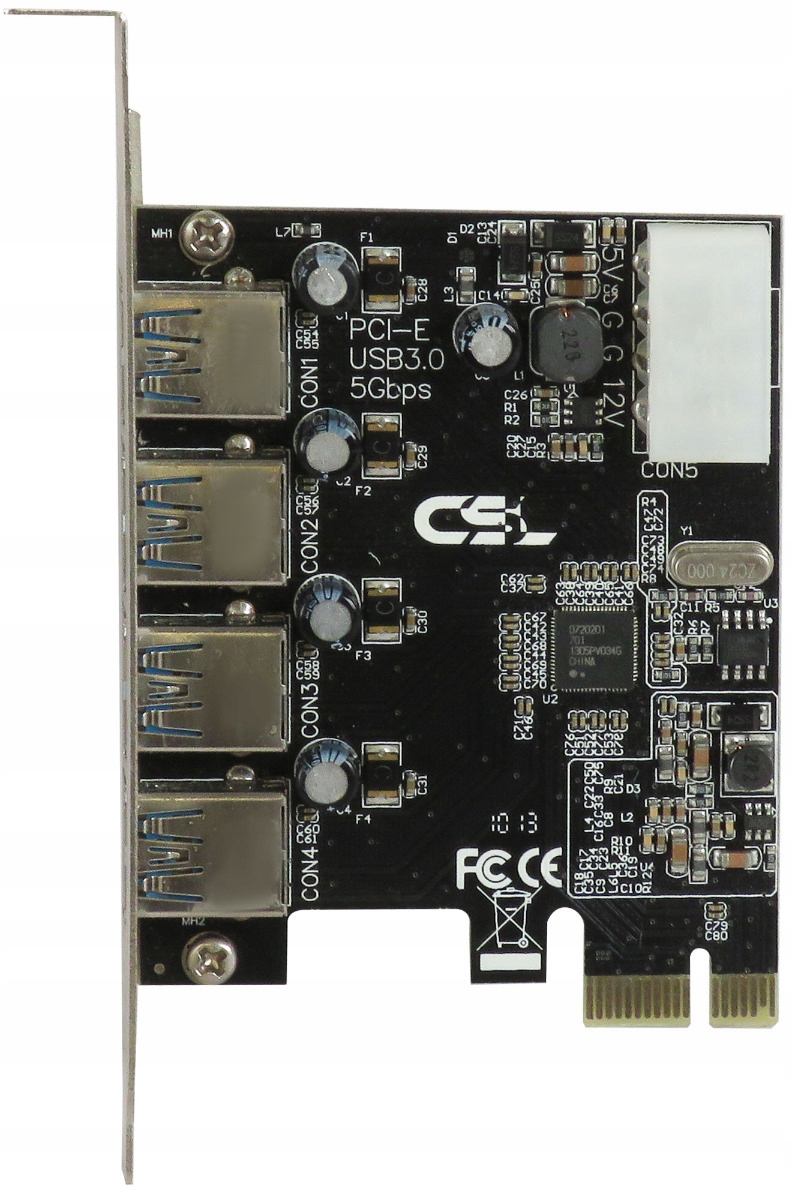 XWT-USB3A12 PCIe 4x Usb 3.0 Riser Card