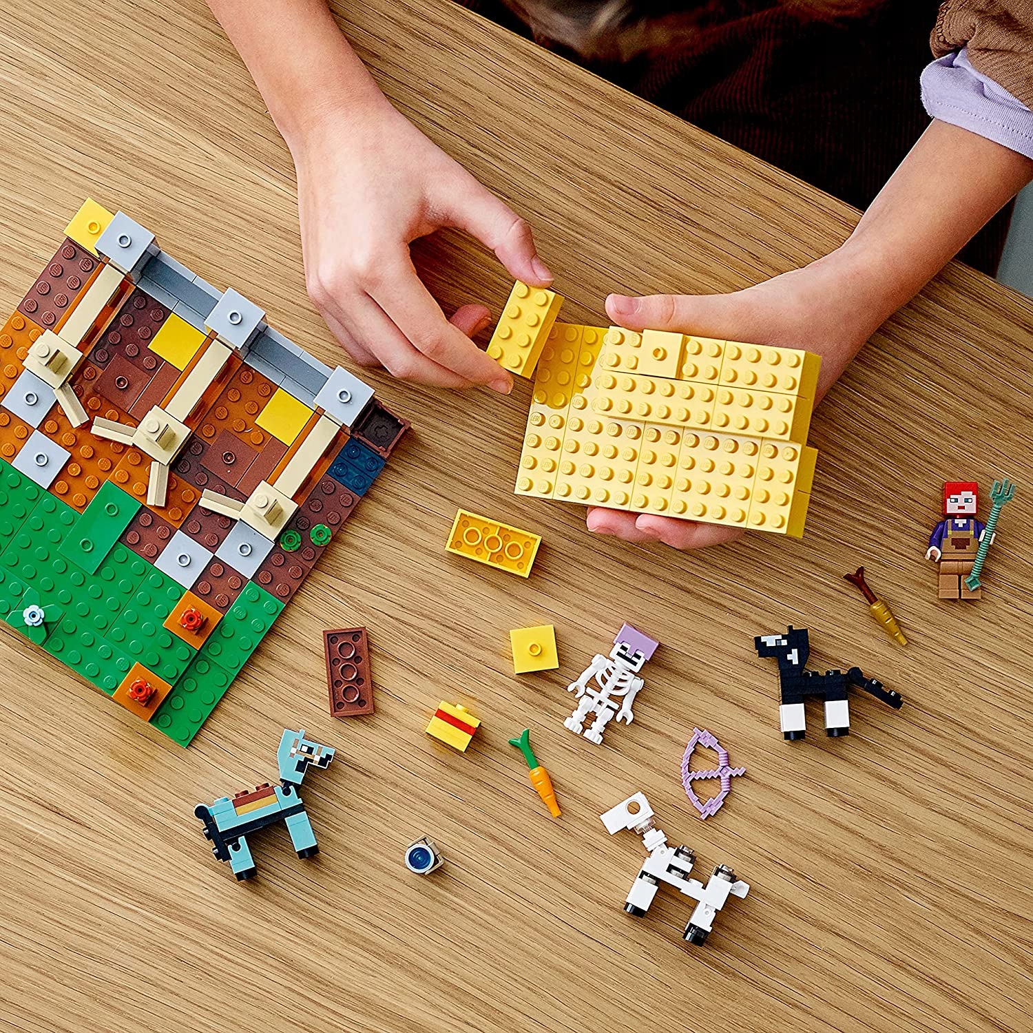 LEGO Minecraft 21171 Stajnia Liczba elementów 241 szt.
