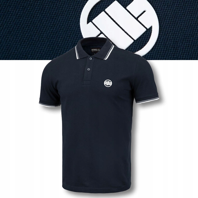 Pánské Polokošile Pitbull Polokošile s límečkem Pique Stripes Regular