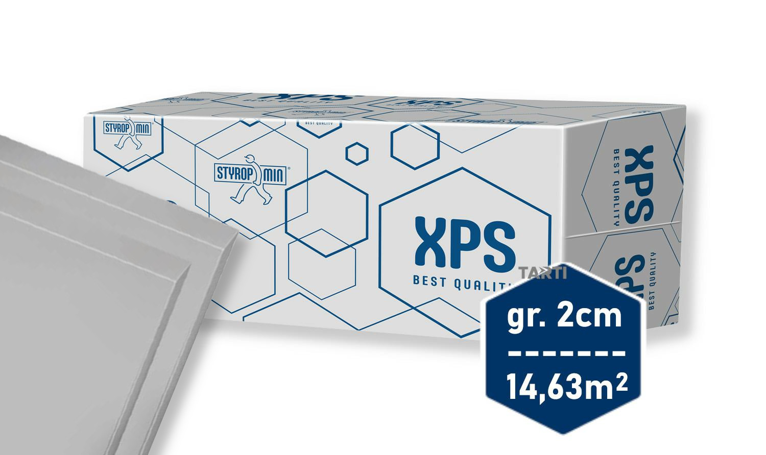 STYROPIAN Styrodur XPS 2cm EKSTRUDOWANY 14,63M2 GŁADKI