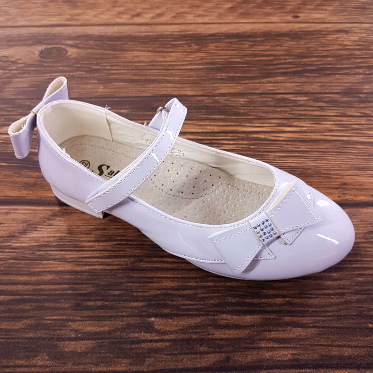 Sabana wygodne buty komunijne białe balerinki dziewczęce z kokardką 34 Okazje komunia