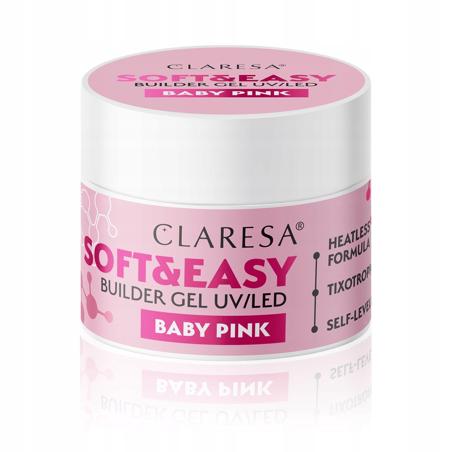 Claresa Żel Soft&Easy Builder Gel Pink 45g