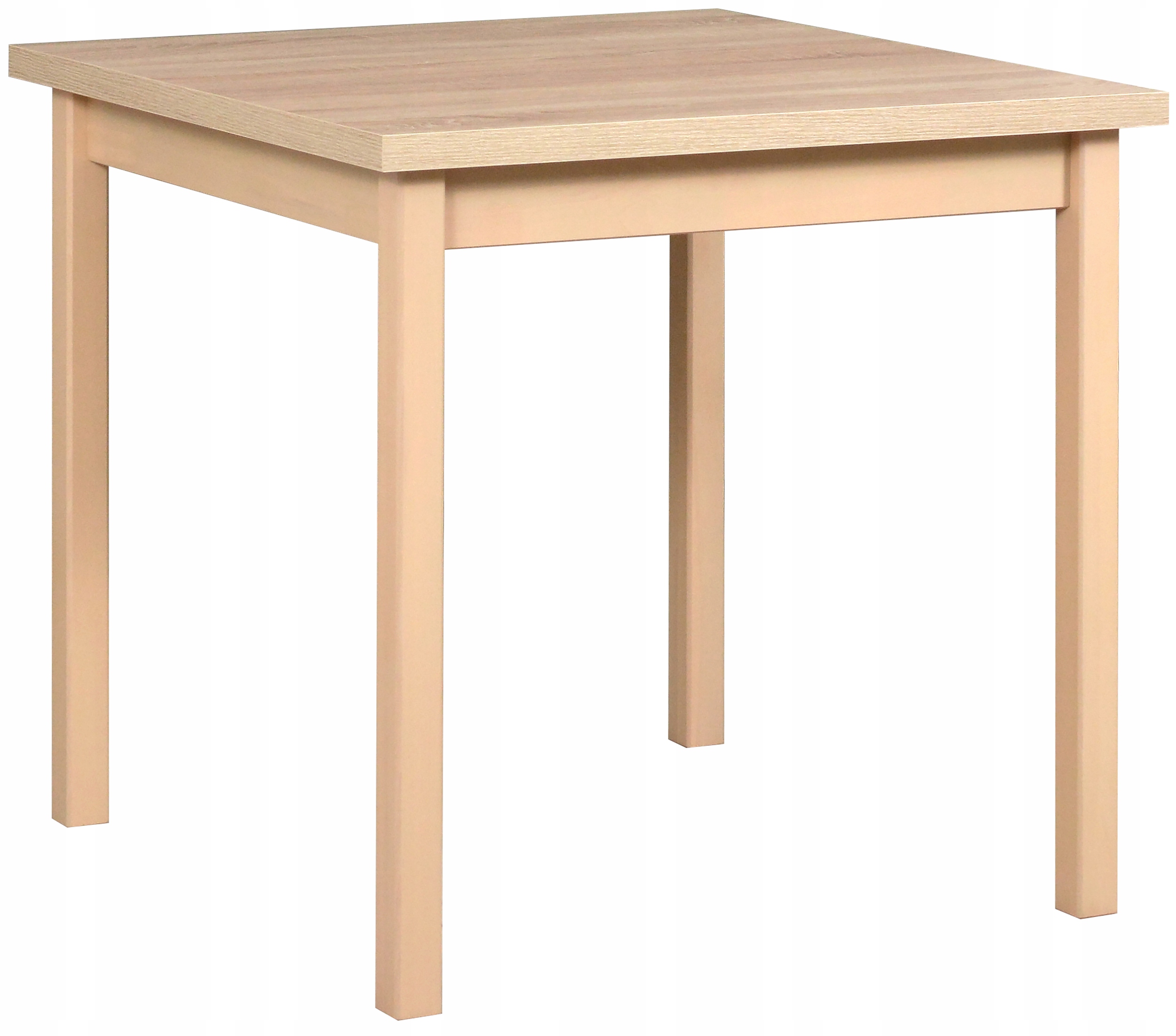 Dřevěný jídelní stůl Vismito 80 x 80 cm dub sonoma