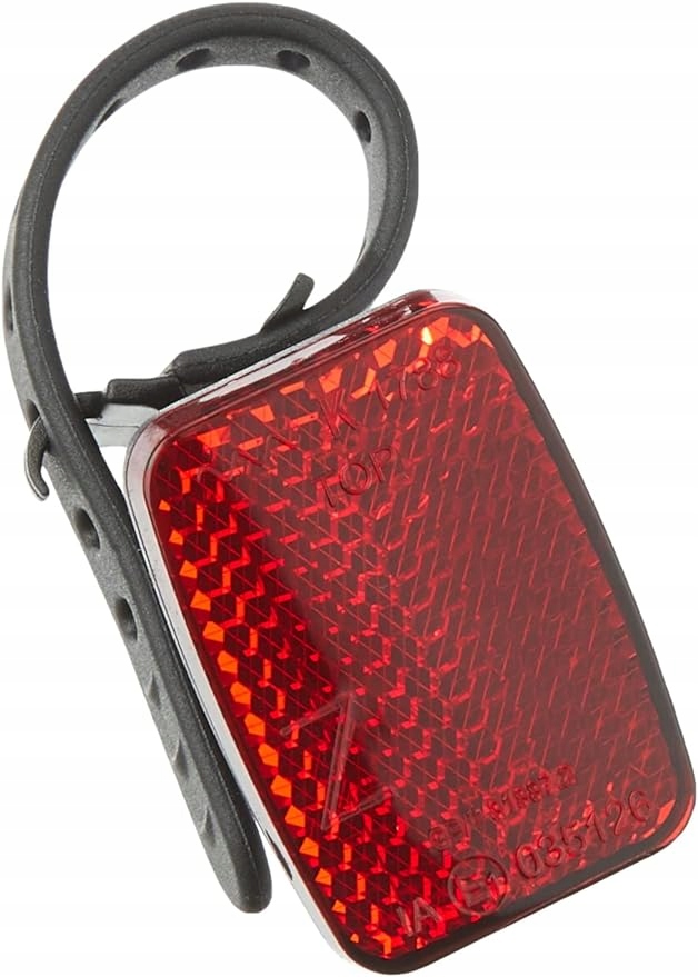 Fischer reflektor tylny Uniwersalny uchwyt czerwony odblask