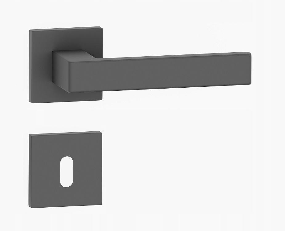 Kľučka Pina Slin titánová, antracitová kľúčové rozety