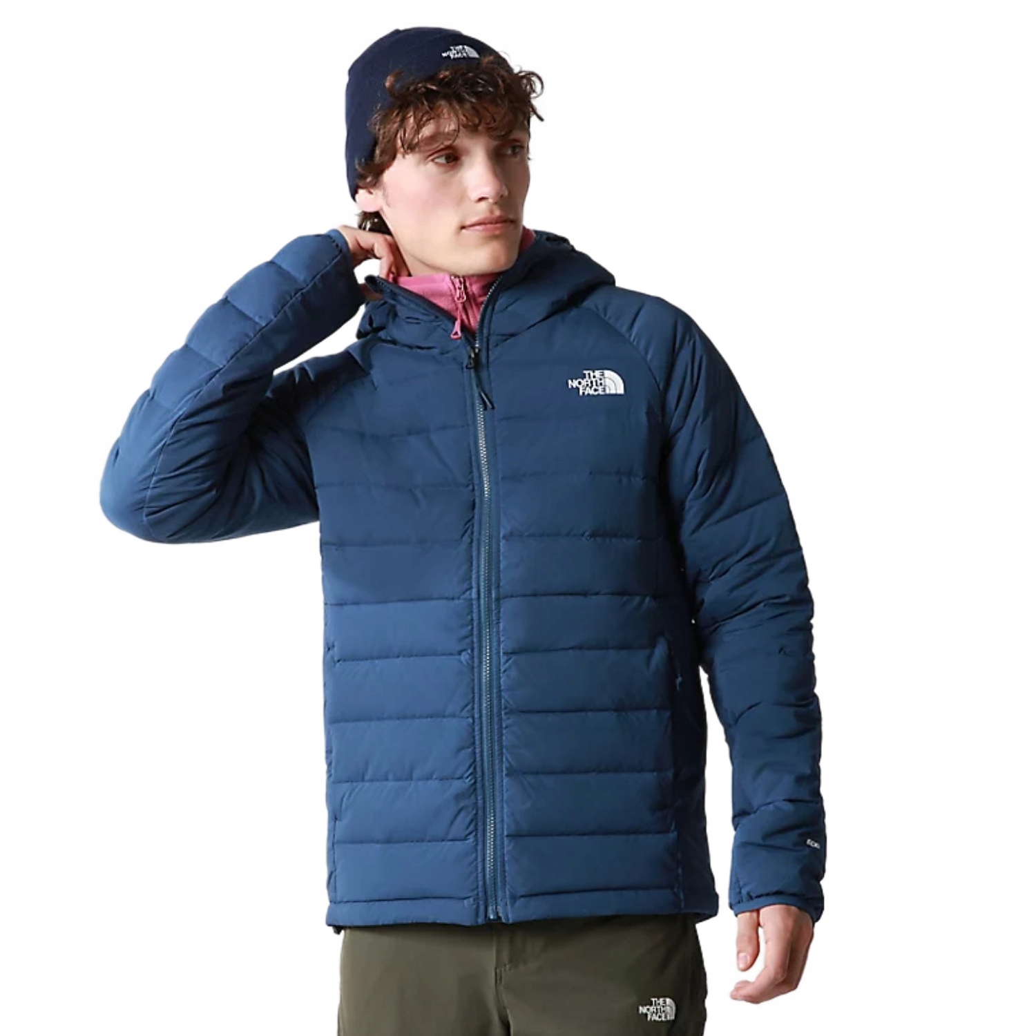 Kurtka męska The North Face Belleview Stretch Down Hoodie shady blue S