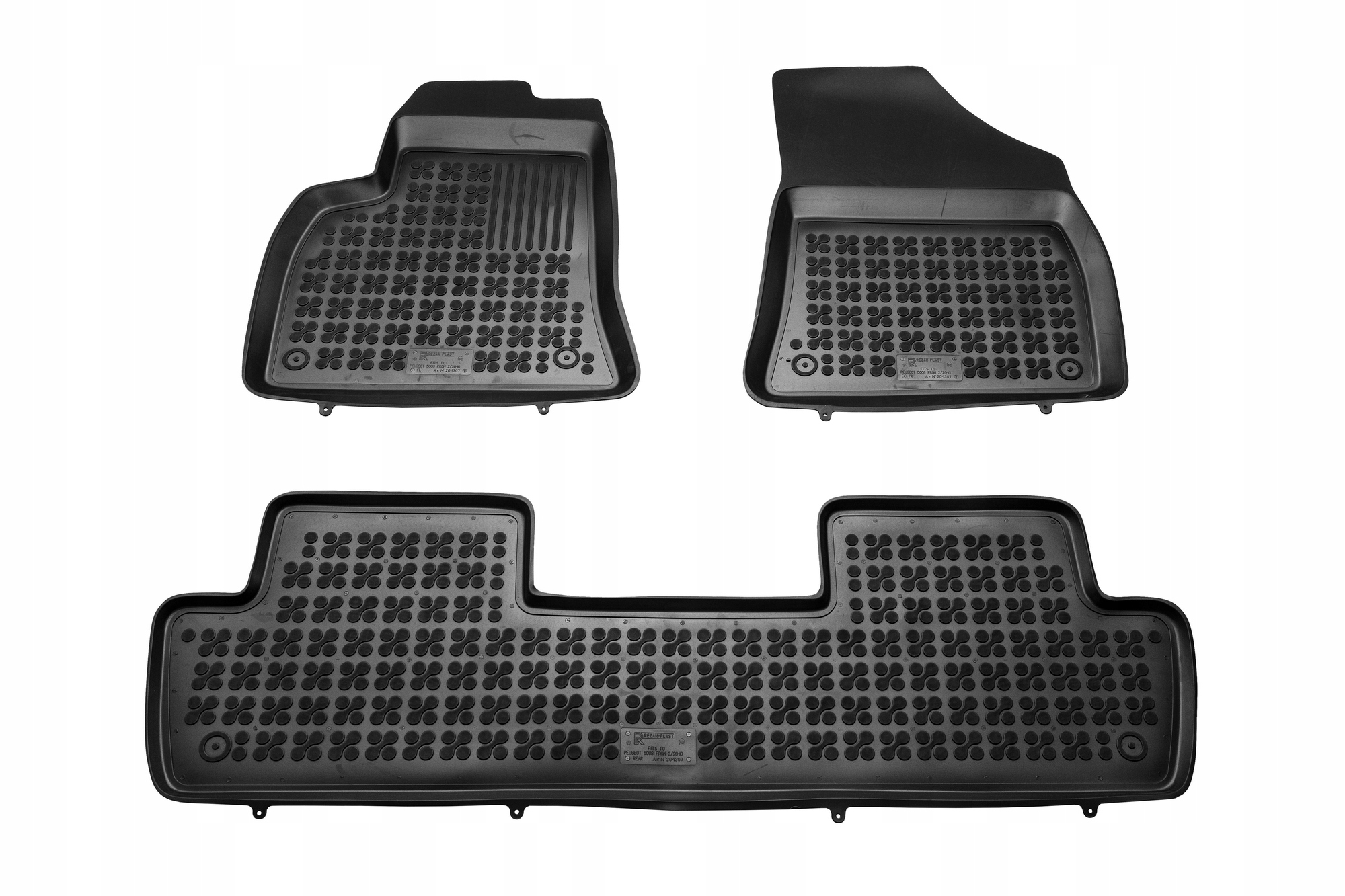 

Peugeot 5008 Dywaniki gumowe kpl. Rezaw-Plast