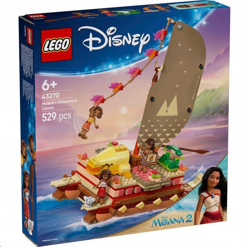 Stavebnice Sada Lego Disney 43270 Kajakové dobrodružství Vaiany