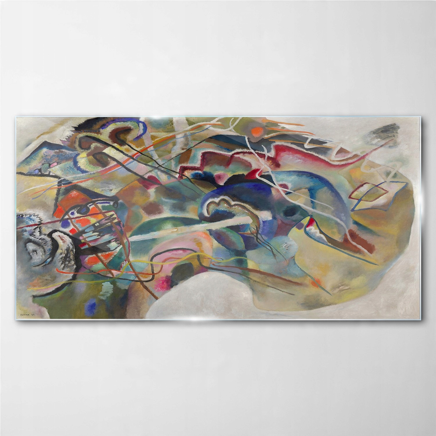 

Obraz szklany z nadrukiem Kandinsky obraz 100x50