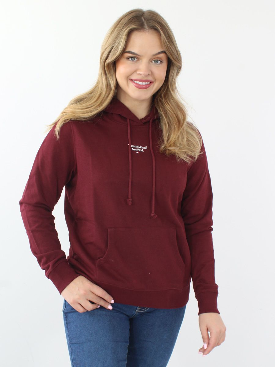 Mikina s kapucí Tommy Hilfiger M Červená