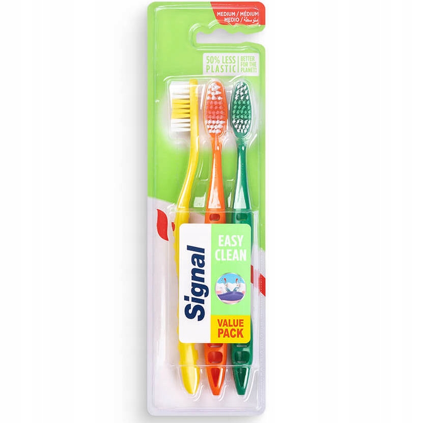 

Signal Szczoteczka 3PACK Easy Clean Średnia Medium