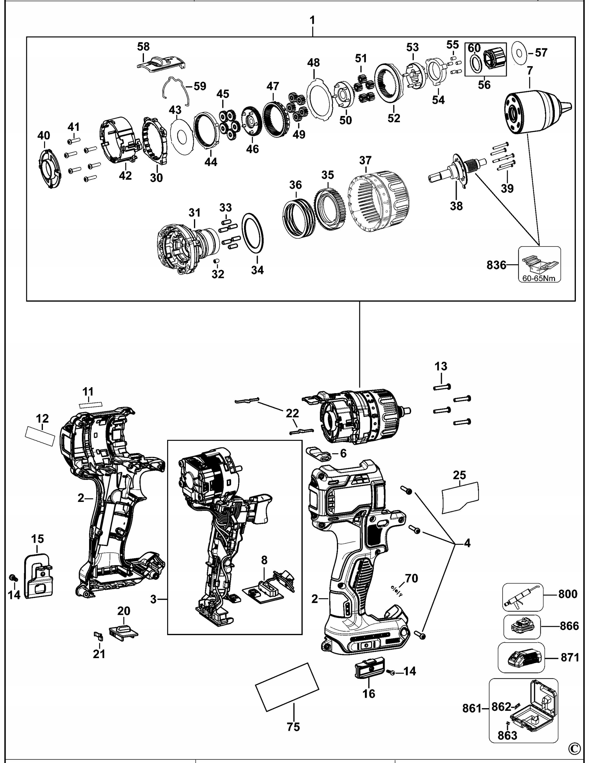 DEWALT N014681 SPRĘŻYNKA DO DCD791 Rodzaj sprężyna
