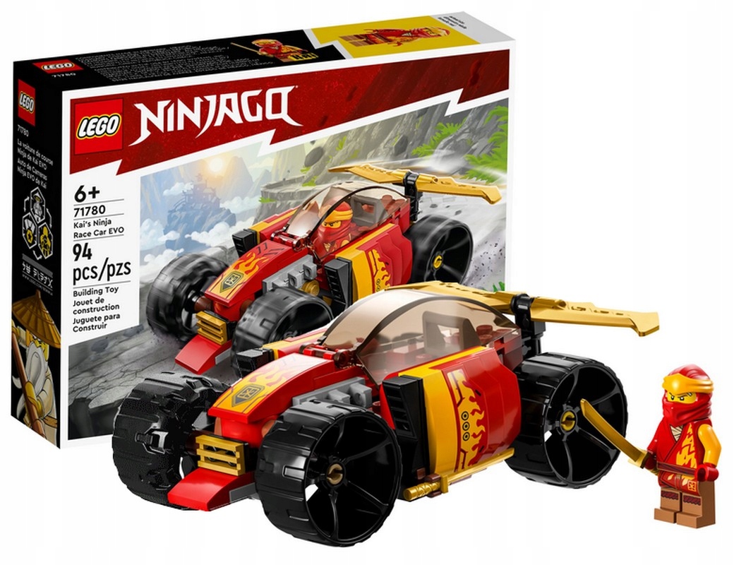 

Lego Ninjago 71780 Samochód Wyścigowy Ninja Kaia E