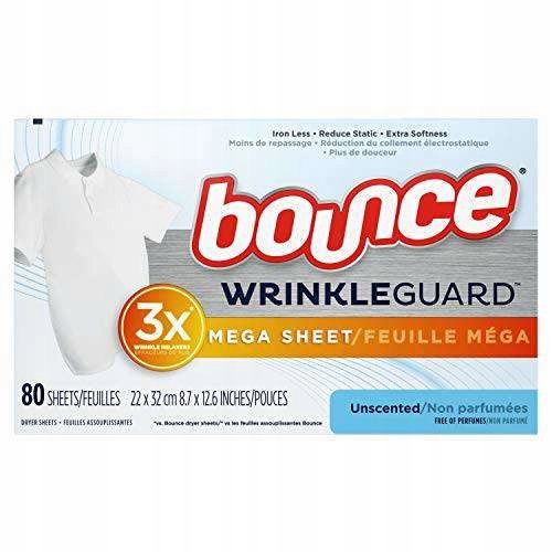 Levně Bounce Wrinkle Guard 80 ks – pro sušičky