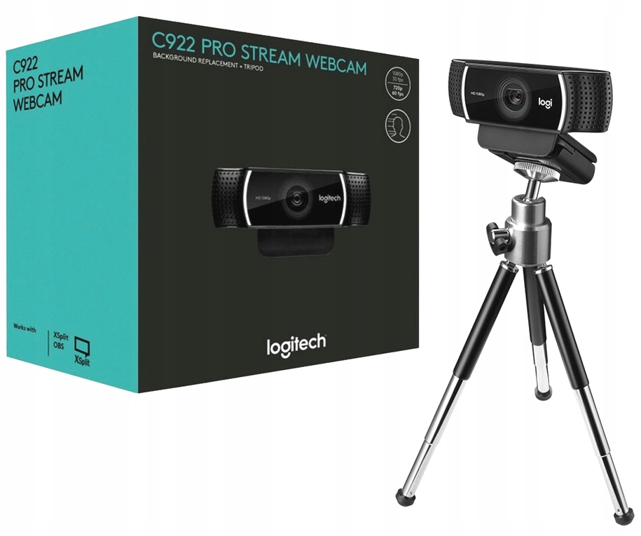 KAMERA LOGITECH PRO STREAM C922 + STATYW PL