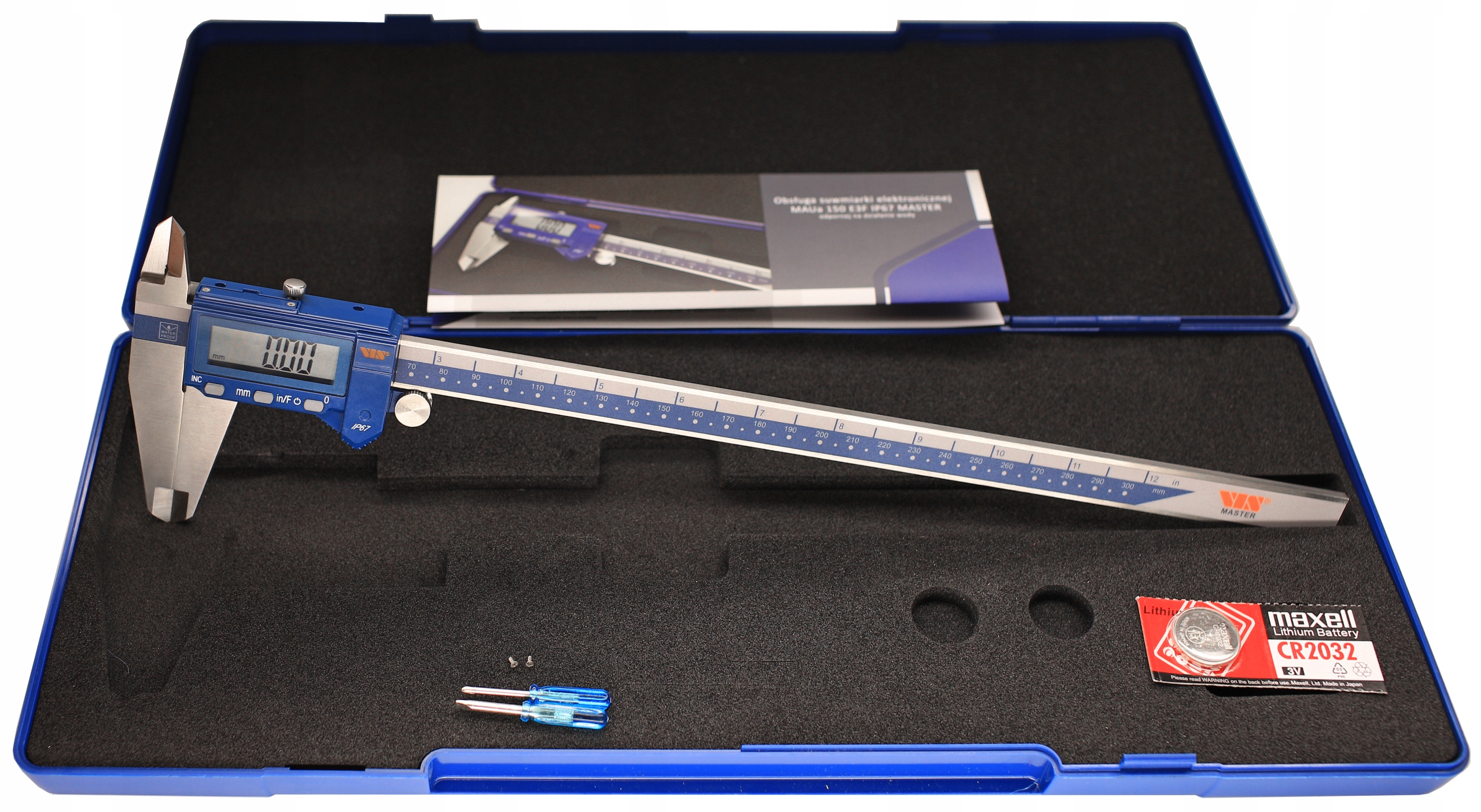 SUWMIARKA ELEKTRONICZNA CYFROWA 300 MM IP67 VIS