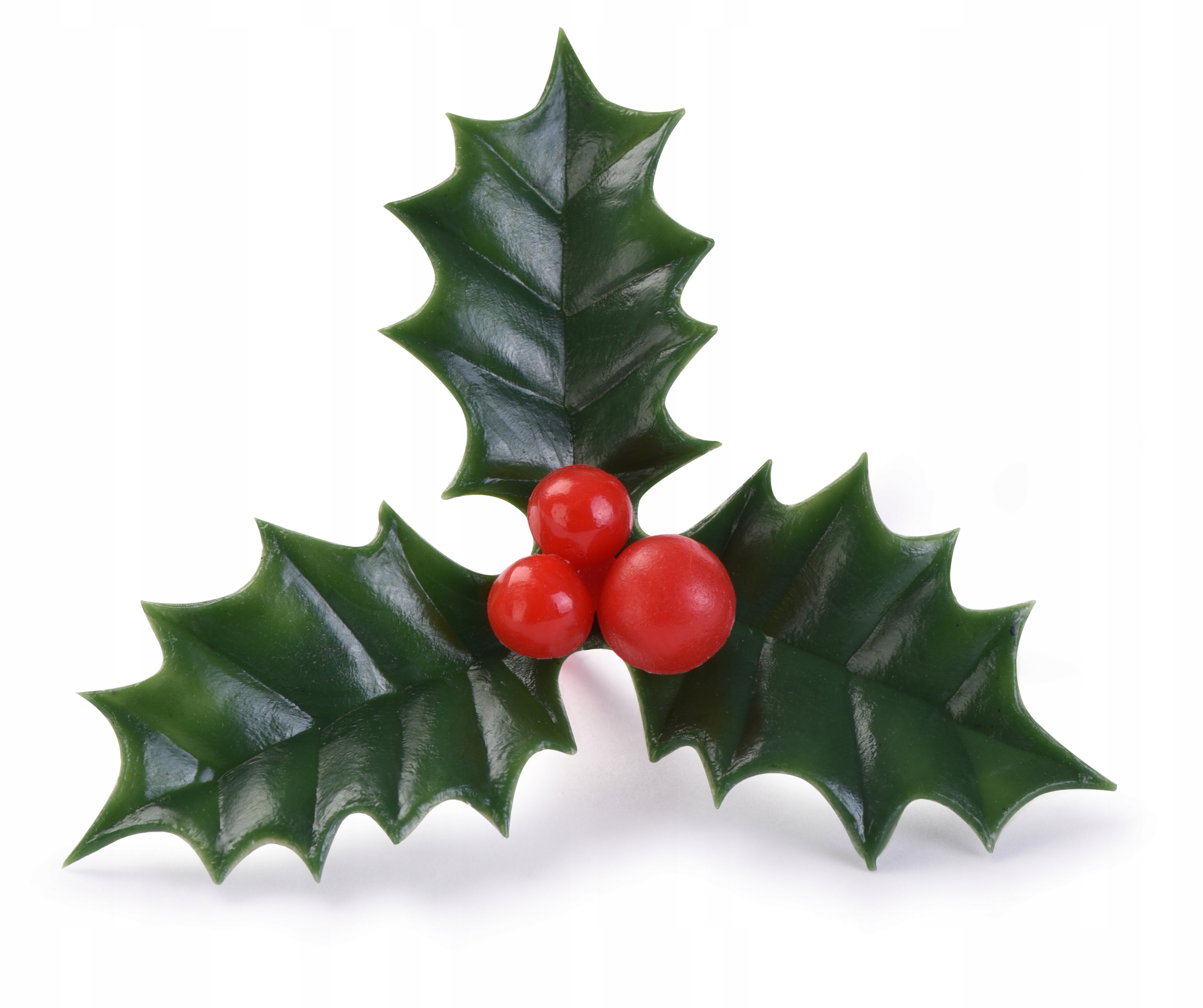 

Dekoracja świąteczna gałązka ostrokrzewu, 5 cm