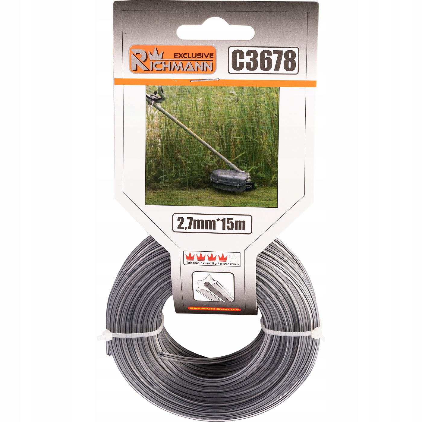 

Żyłka Do Kosy Gwiazda 2,7MM/15M Richmann C3678