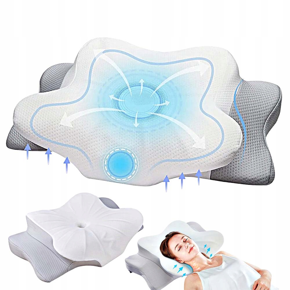 Motyla Poduszka Ortopedyczna Memory Do Korygowania Pozycji Podczas Snu