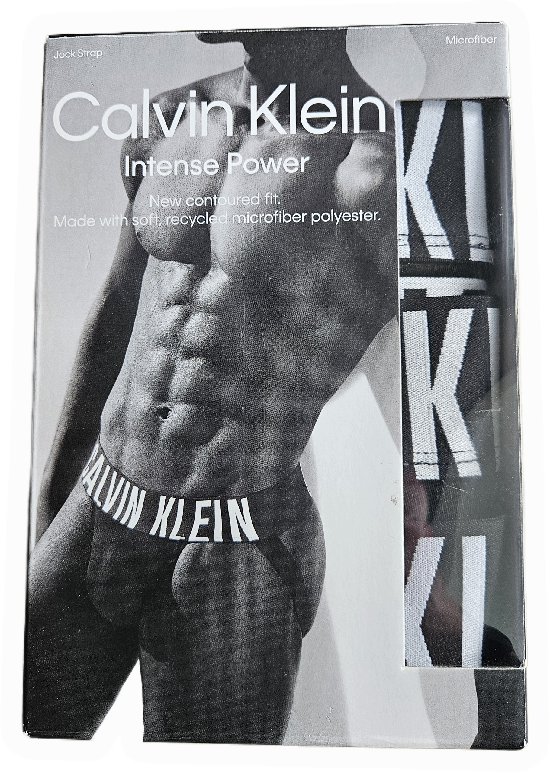 Calvin Klein Slipy JockStrap černé 3-PACK Velikost S