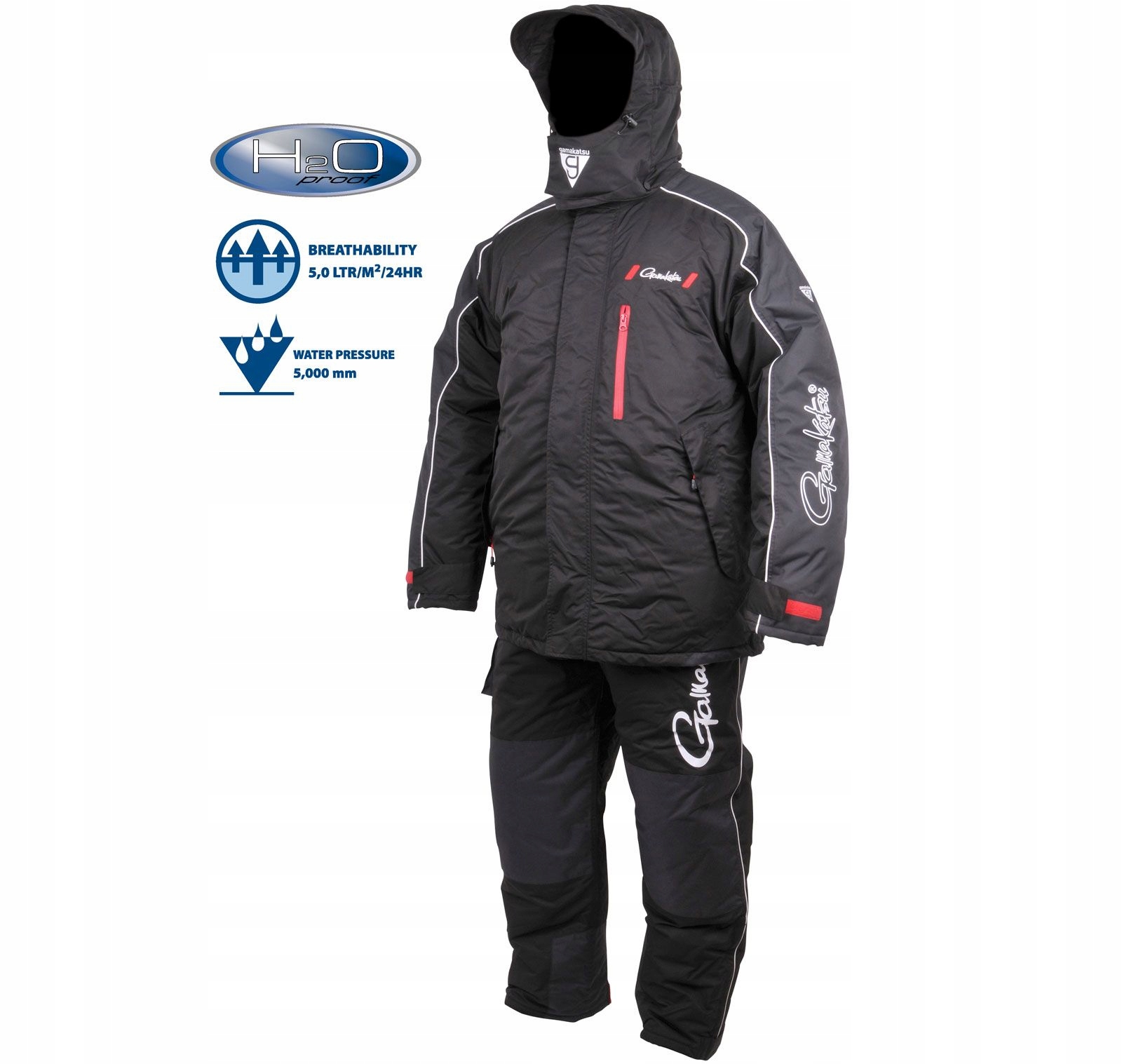 Kombinezon Gamakatsu Hyper Thermal Suit r. XL czarny