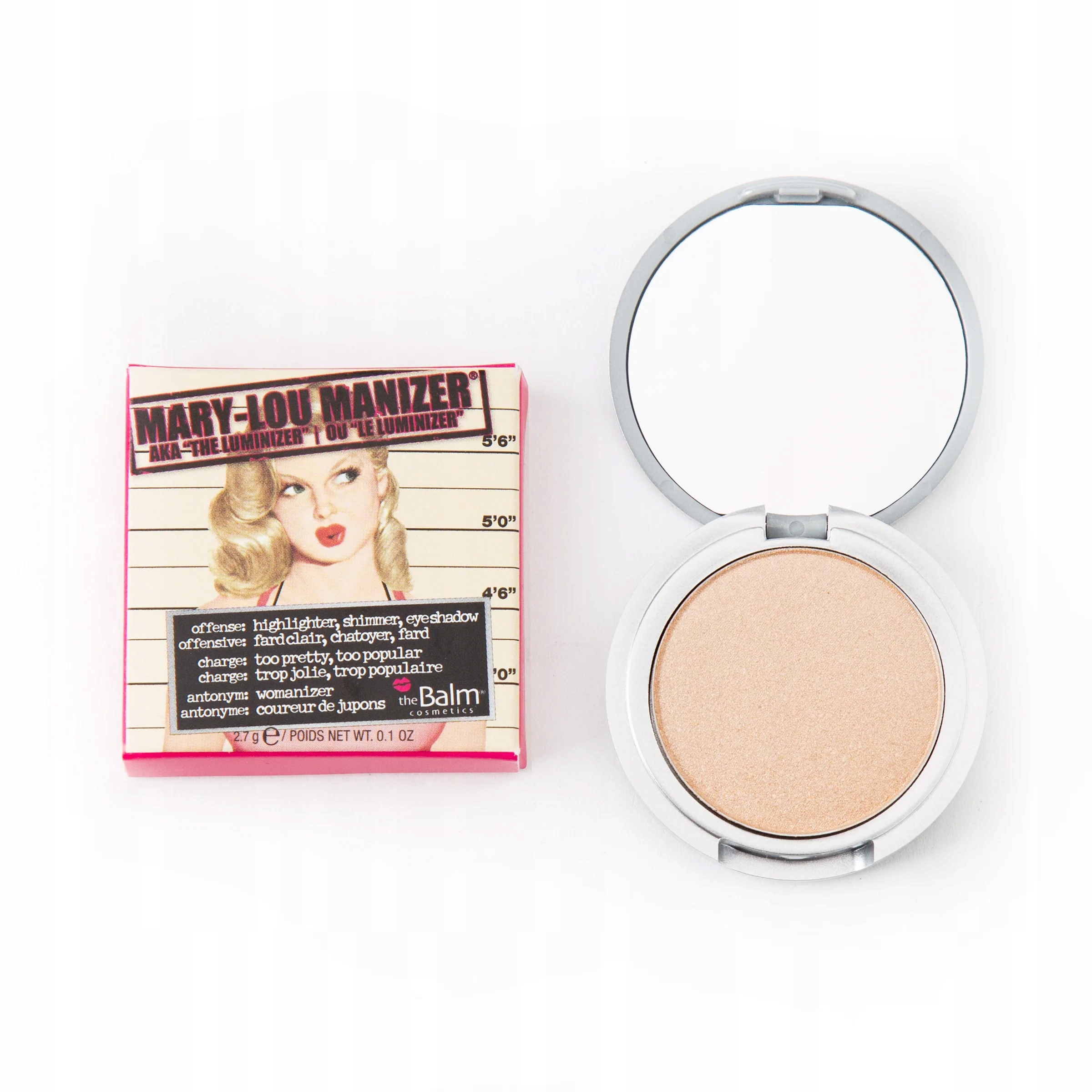

TheBalm Mary-Lou Manizer Travel rozświetlacz 2,7g