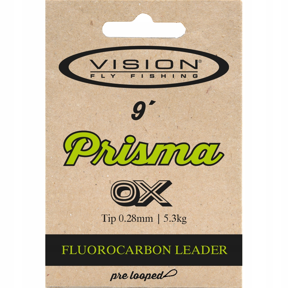Przypon Koniczny 9' Vision Prisma Fluorocarbon Leader Tip 0,28mm VFP0