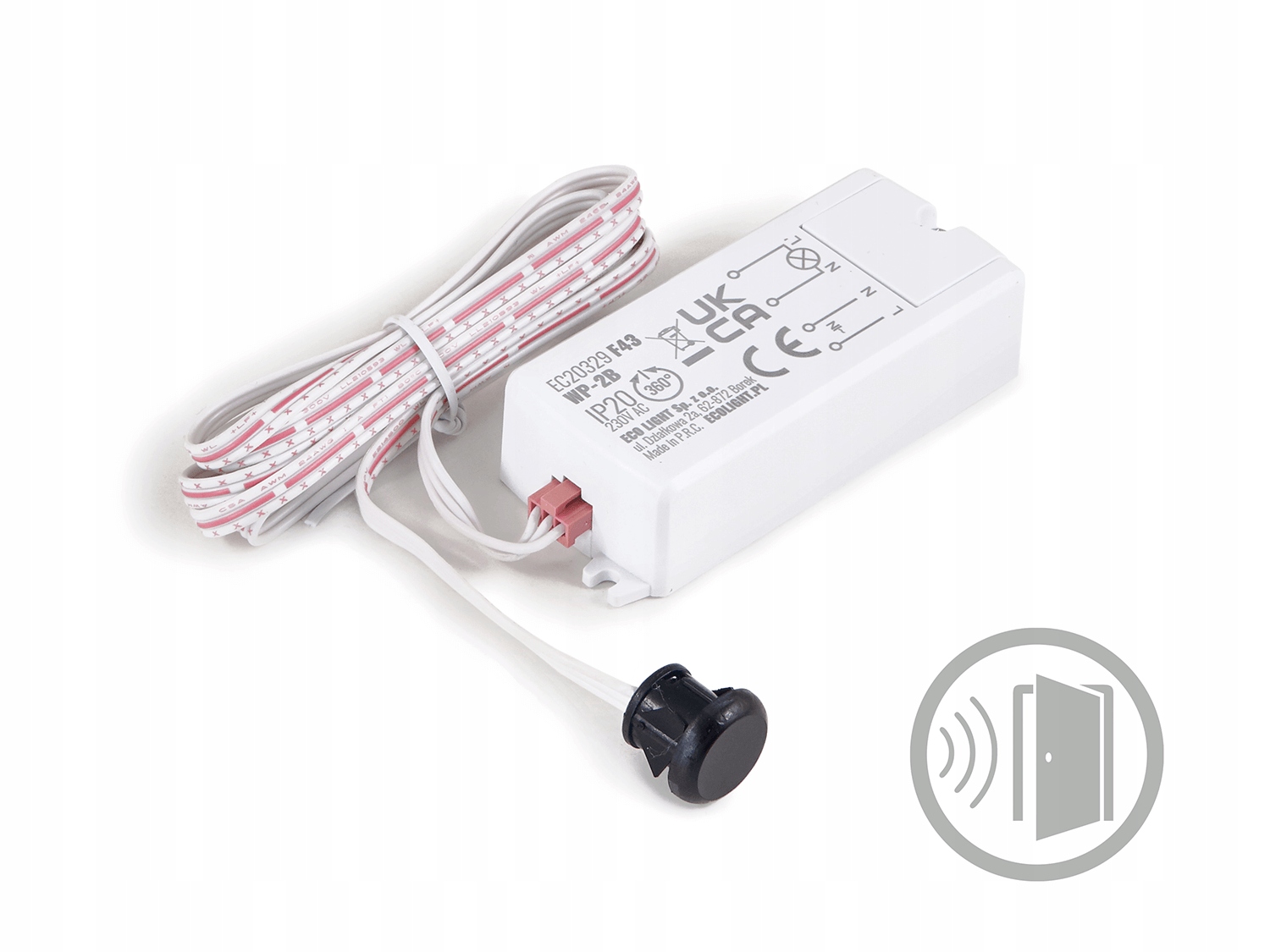 Wyłącznik bezdotykowy PIR WP-2B CZUNIK DRZWI