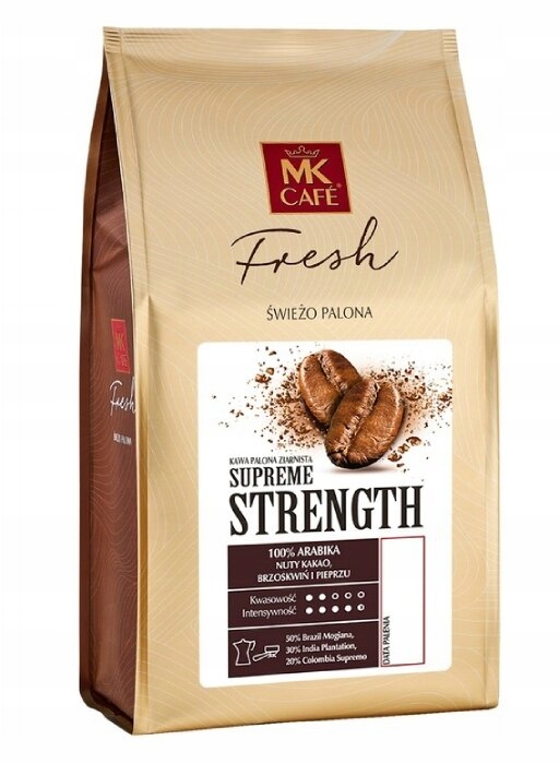 Levně Mk Cafe Fresh Supreme Strength Káva zrna 1kg