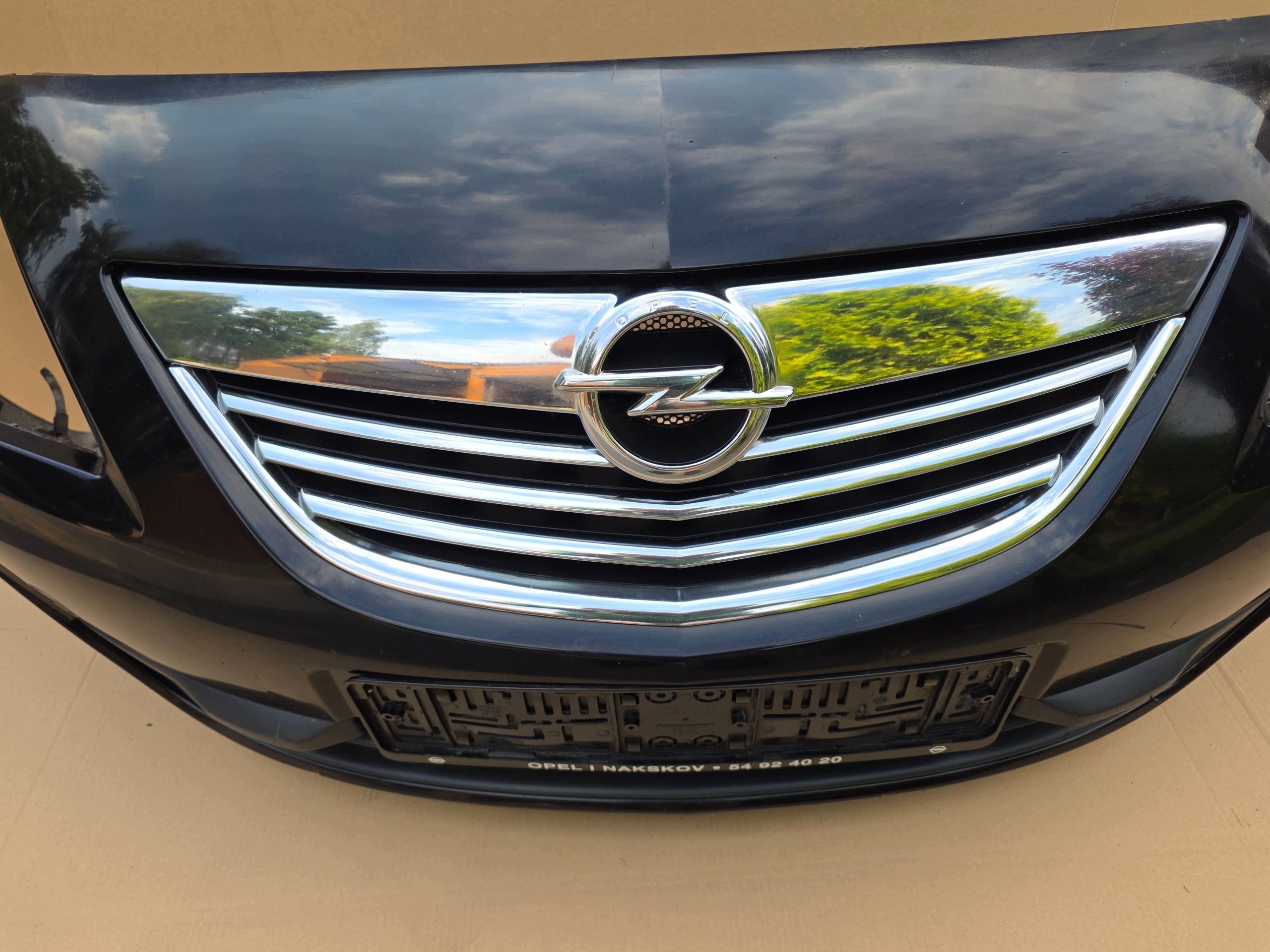 bumper front front OPEL MERIVA B 10-13 grille complete