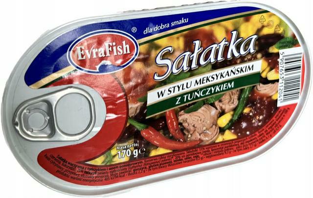 8 Sztuk Evra Sałatka Meksykańska Z Tuńczykiem 170G