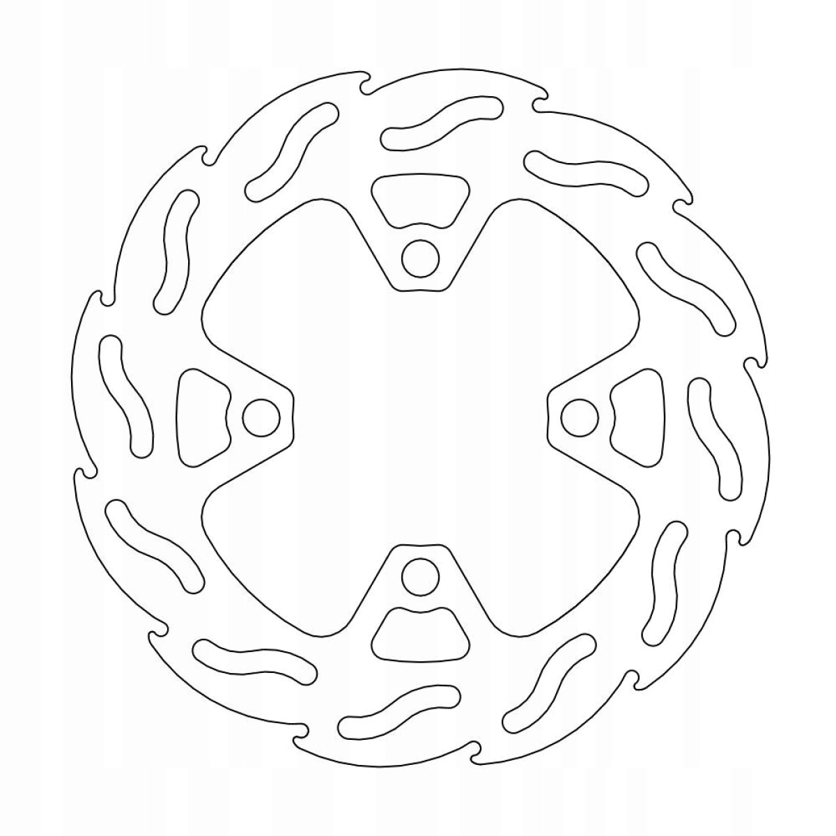 TARCZA HAMULCOWA ATV/UTV KAWASAKI KFX 450 '08-'14