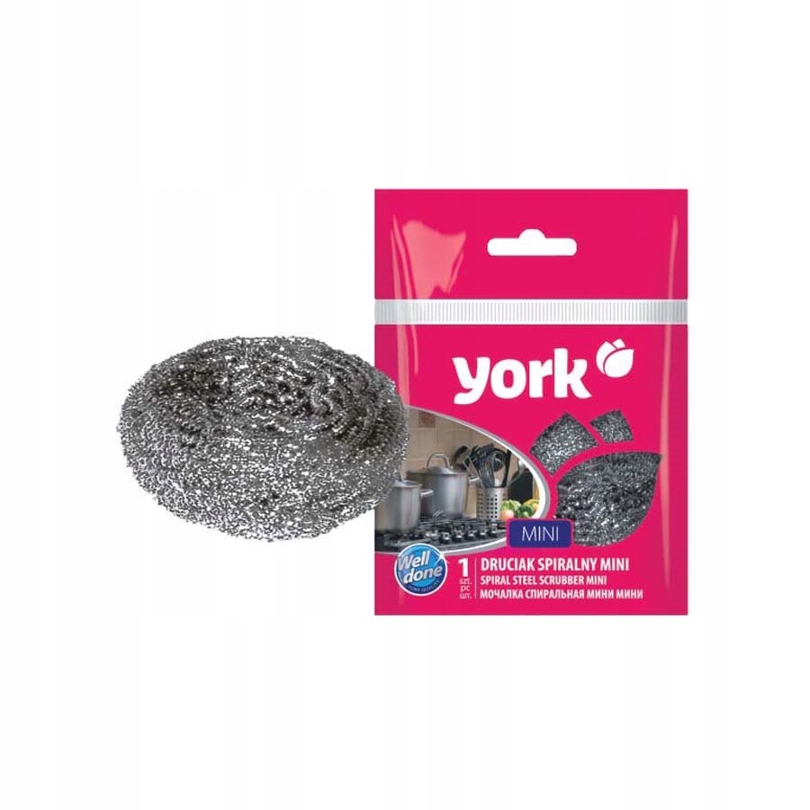 

Gąbka Druciak Spiralny Mini 1 szt. York 002020